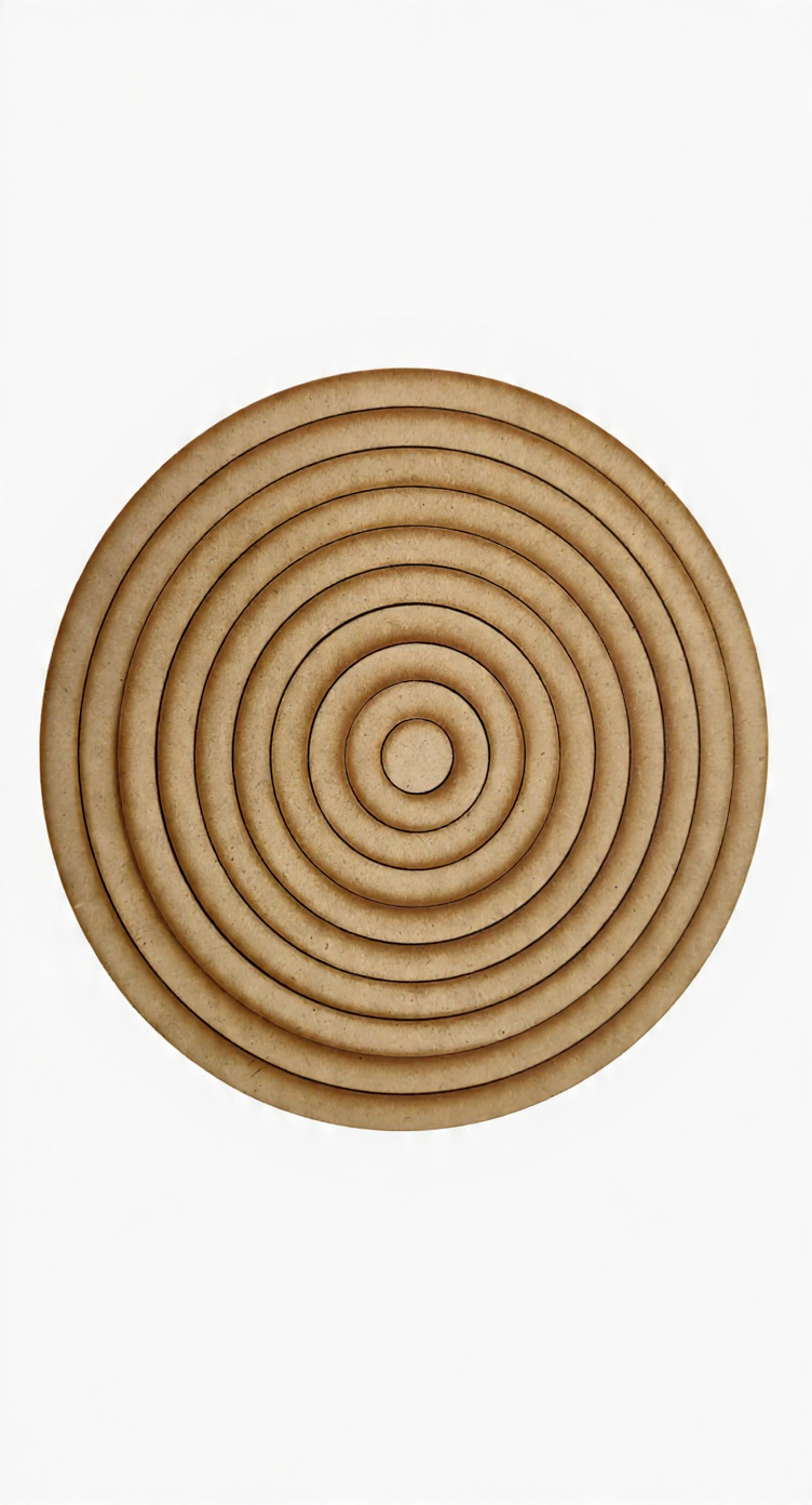 Kit 10 Peças Bastidores De 4cm A 20cm Mdf 4mm Bordado - Imagem 2